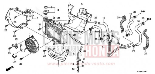RADIATEUR SH125SB de 2011